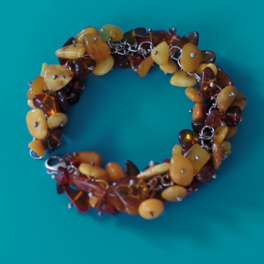 Vintage Baltic Amber Bracelet